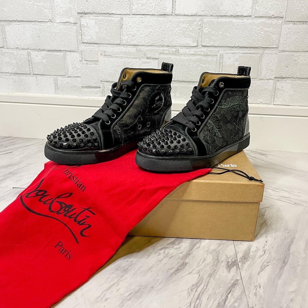 Christian Louboutin spiked sneakers